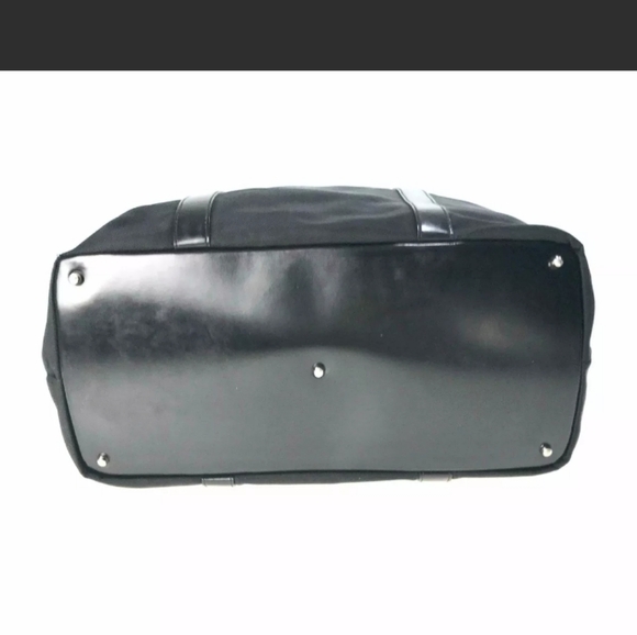 Gucci Bamboo Handled Black Nylon Tote - Picture 6 of 12